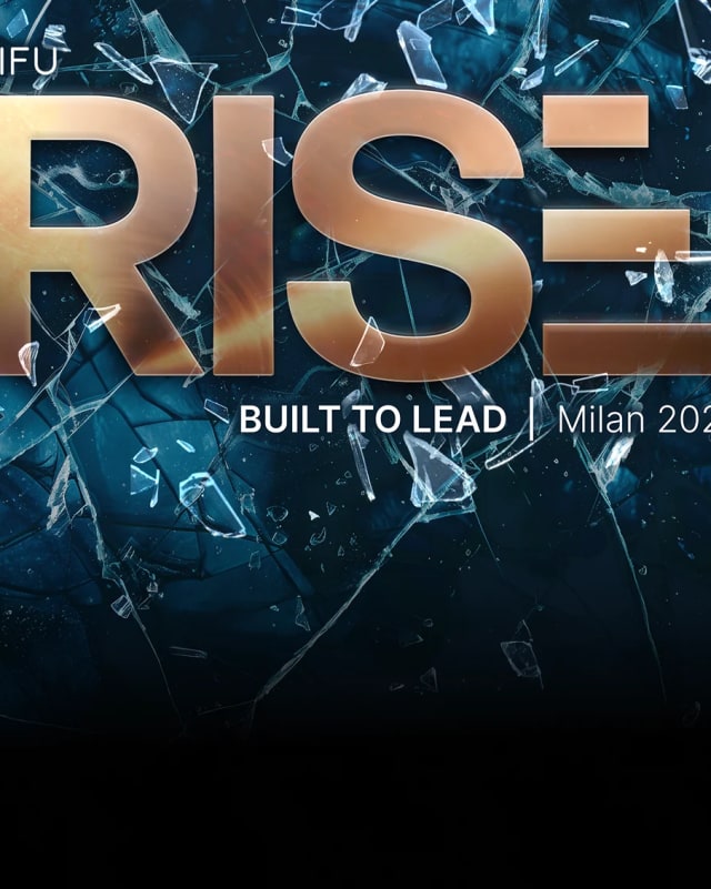 RISE Milan 2027: Built to Lead artwork