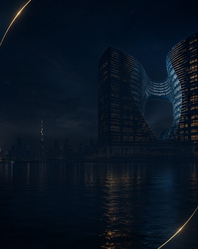 The JIFU Headquarters tower in Dubai