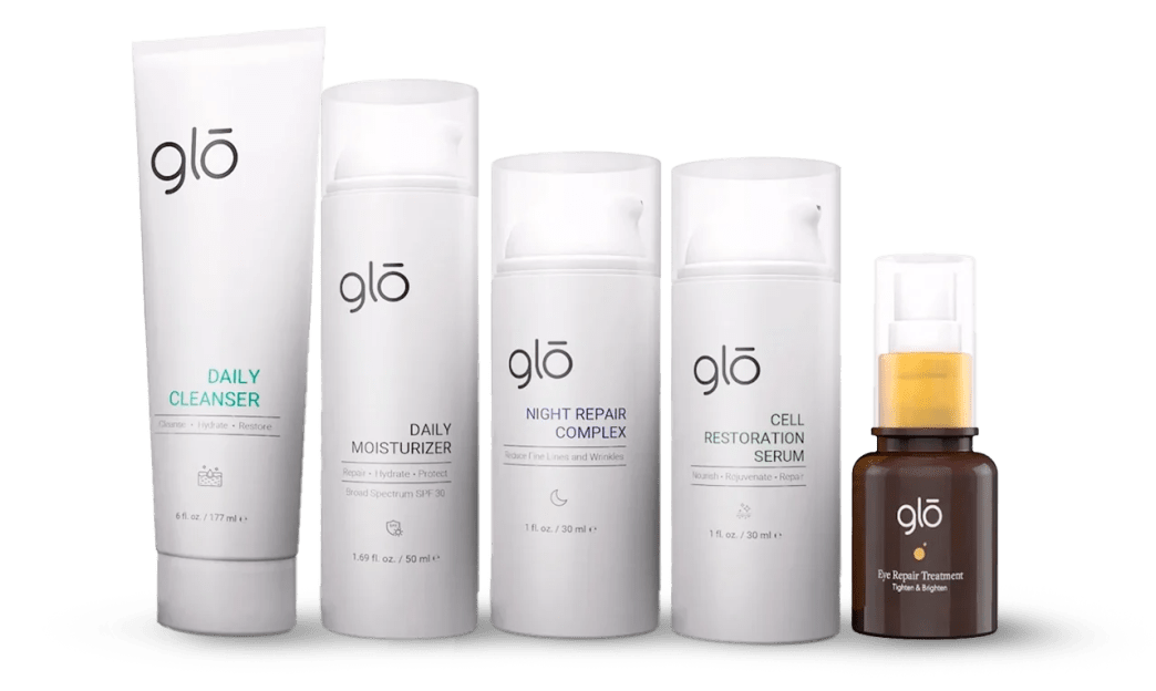 The GLO skincare range