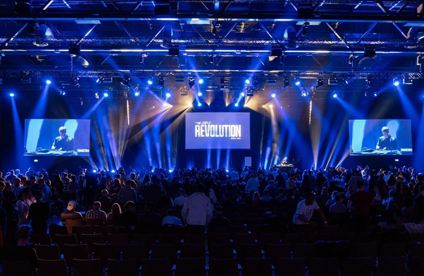 The JIFU Revolution stage at Estrel Hall