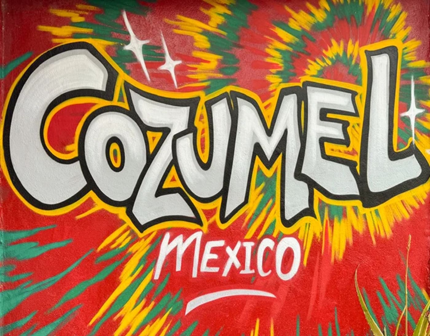 A Cozumel, Mexico mural