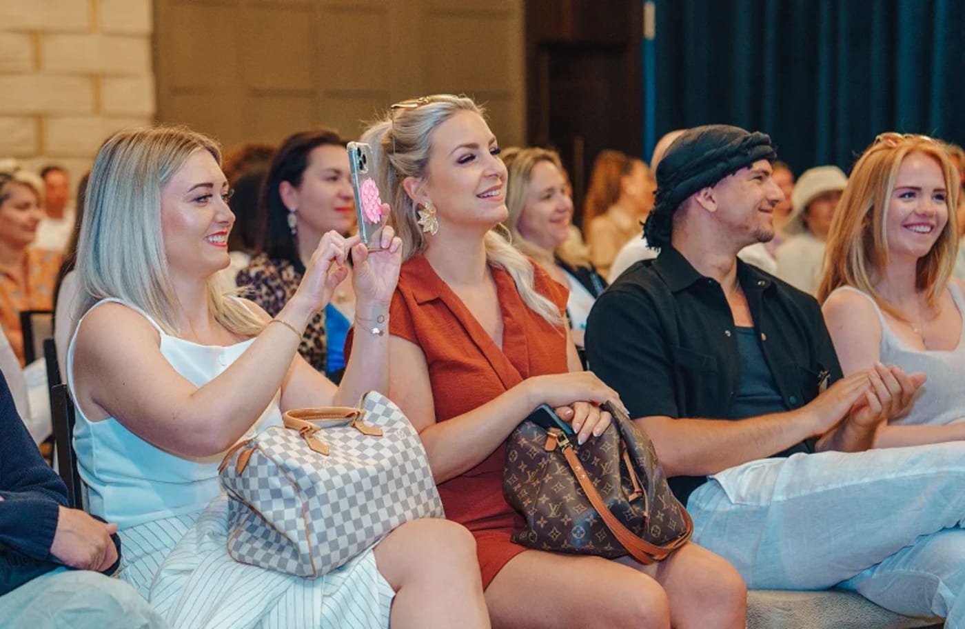 Members at an inspiration-filled meeting