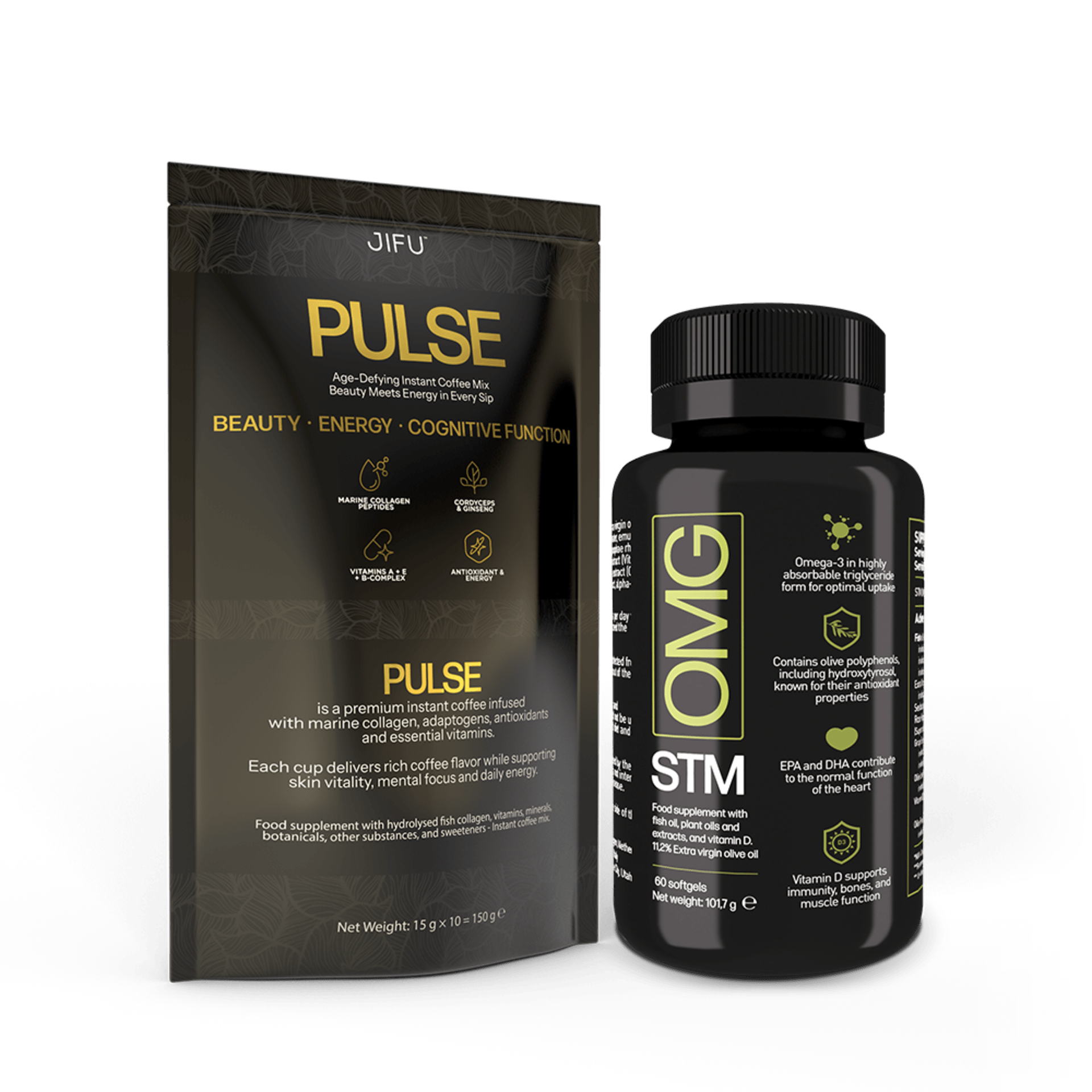 1 PULSE instant Coffee & 1 STM OMG Bundle